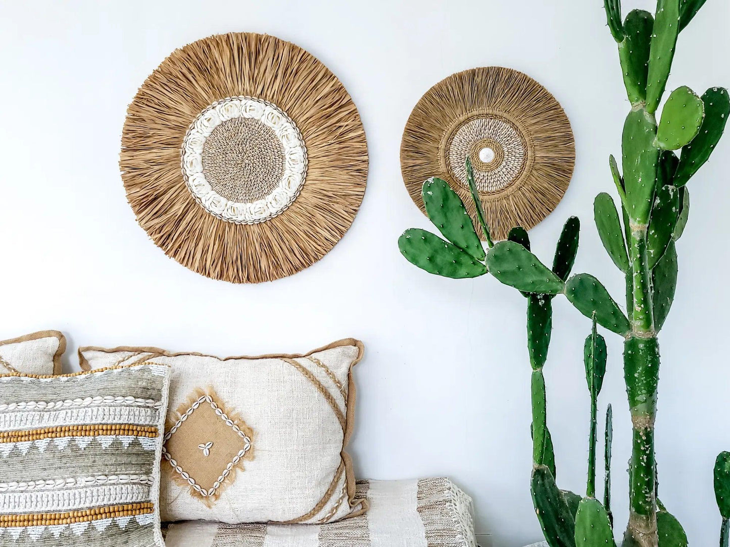 Boho Wanddeko "Bali Spirit" I Ø 60cm MyBaliNestBoho Deko%handmade%handgefertigt%Inneneinrichtung%exklusiv%Bali%Luxus%Wohnzimmer%Schlafzimmer