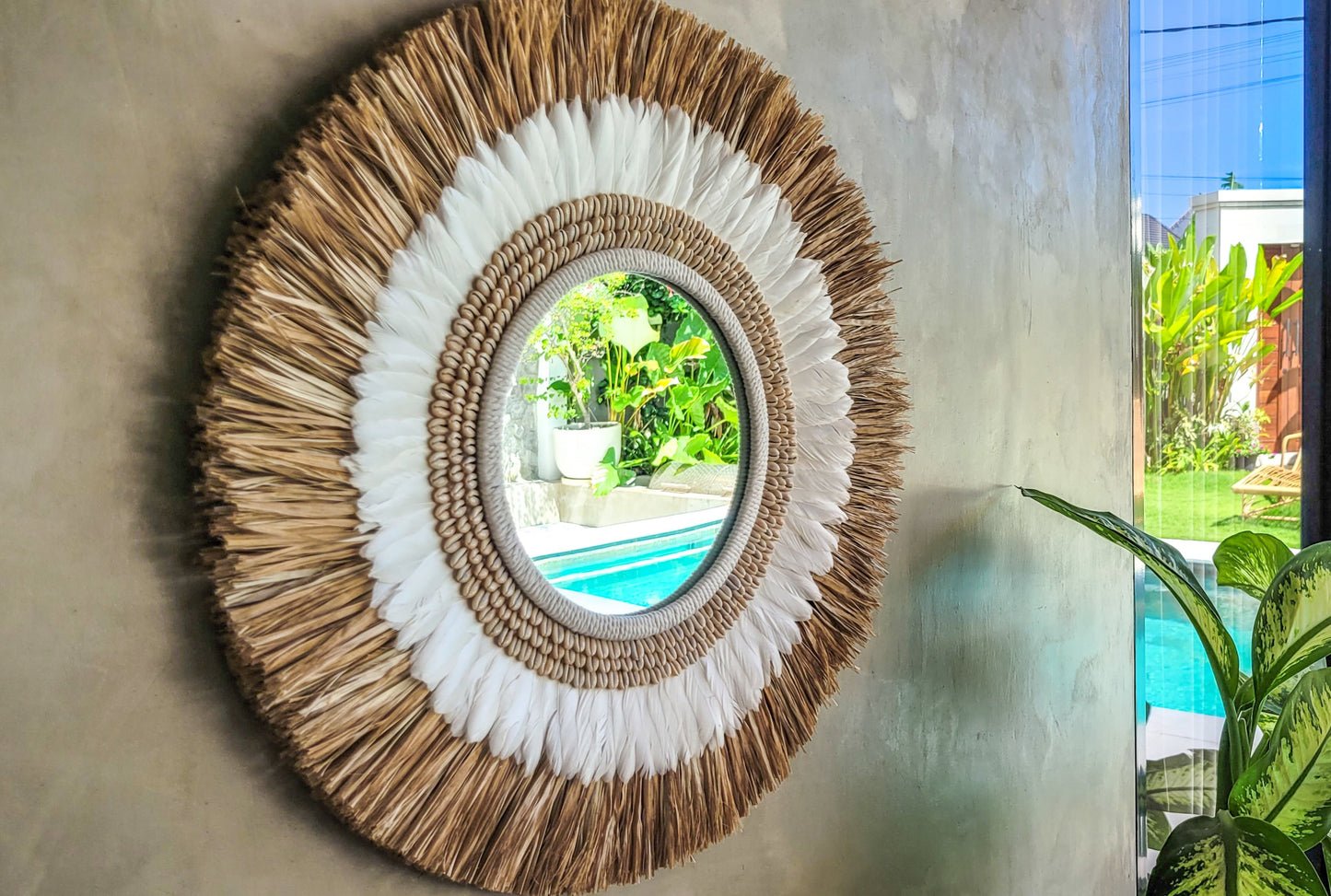 Wanddeko Spiegel aus Bali – stilvolle Boho-Eleganz für dein Zuhause